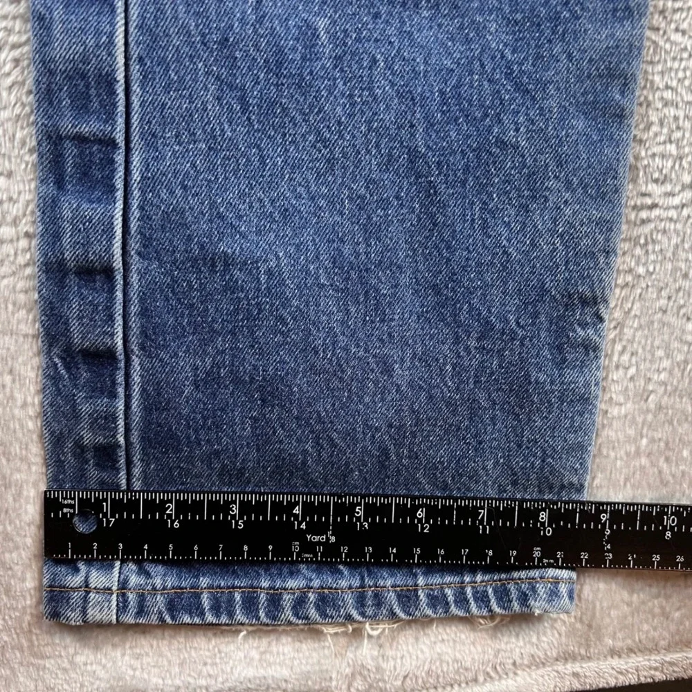 Vintage Levis 517 Orange Tab Jeans Mens 32x36 Made in USA Bootcut Denim Blue